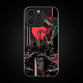 The Black Swordsman Mobile Glass Case
